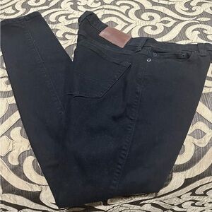 Hollister Mens Black Ripped Skinny Jeans